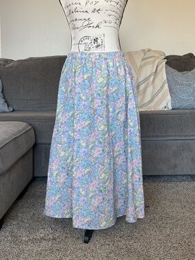 Recollections Pastel Floral Maxi Skirt